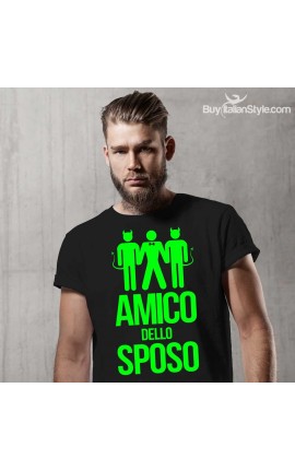 T-shirt uomo "amico dello sposo"