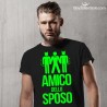 T-shirt uomo "amico dello sposo"