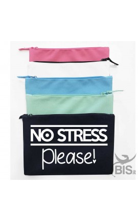 Pochette tela No stress please