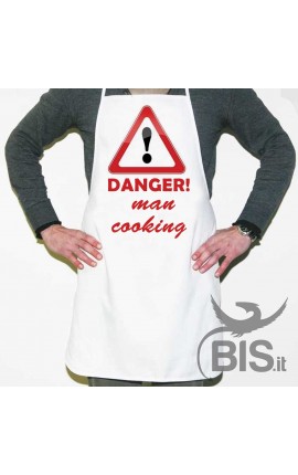 Kitchen Apron "Warning! Today Daddy's cooking"