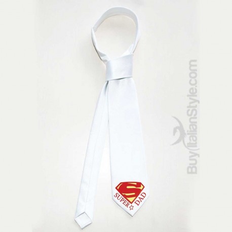 cravatta simpatica ed originale "Super papà"