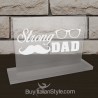 Metal Key Ring "DAD&SON True Best Friends for Life"