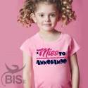T-shirt bimba MISSto annoiando