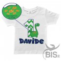 maglia bimbo per festa compleanno a tema  DINOSAURI