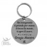 Metal Key Ring "DAD&SON True Best Friends for Life"
