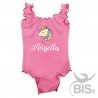 Costume un pezzo bimba unicorno e nome