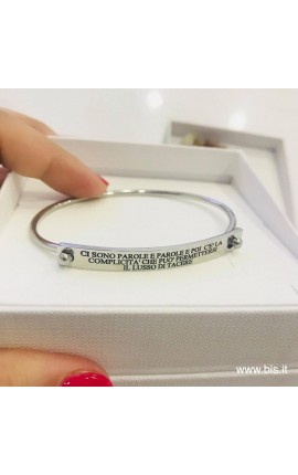 Bracciale a manetta UNISEX con chiusura PERSONALIZZABILE