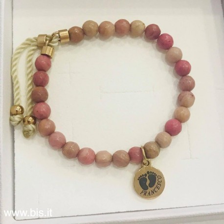 Braccialetto stile tiffany con charm Family albero della vita