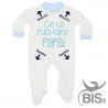 Tutina neonato estiva/invernale "ce la puoi fare papà"
