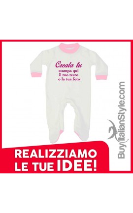 tutina neonato personalizzabile