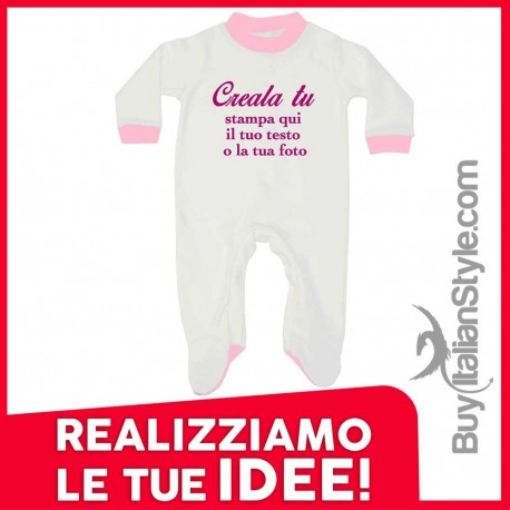 tutina neonato personalizzabile