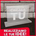 Targhetta da ufficio in plexiglass Personalizzata