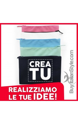 Customizable cloth pouch with text and image