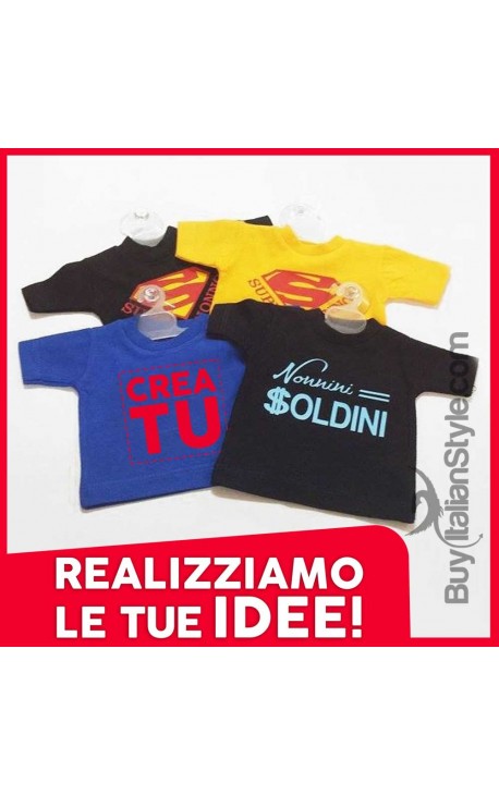 Mini Tshirt Per Auto Personalizzabili