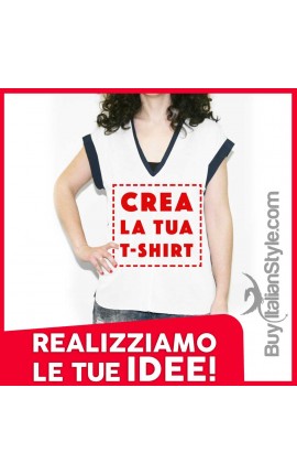 Curvy t-shirt "Pesonalizzata"