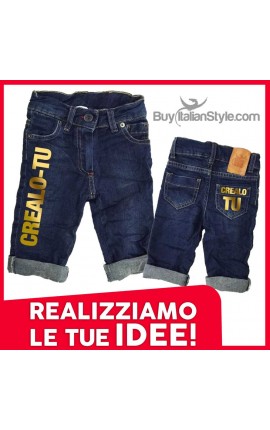 Jeans bimbo personalizzabile 