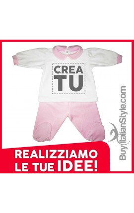 Baby's 1st Natale Calze Pink & White con Teddy Design 