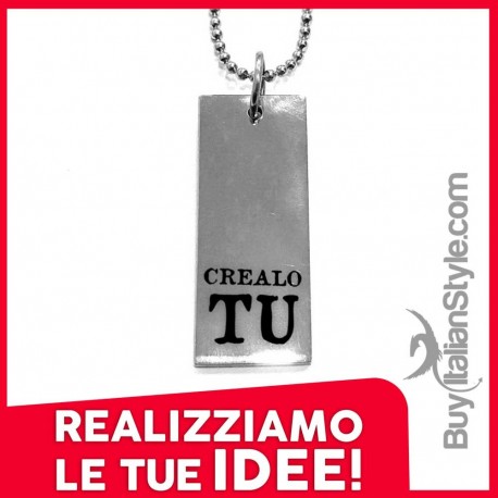 collana placchetta Personalizzato