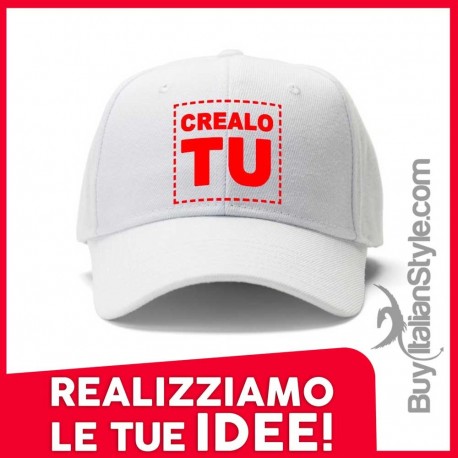 Cappellino visiera personalizzabile