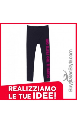 Leggings bimba personalizzabile