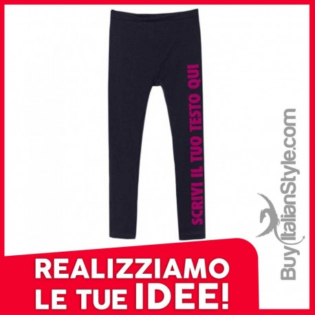 Leggings bimba personalizzabile