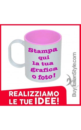 tazza infrangibile personalizzabile con stampa