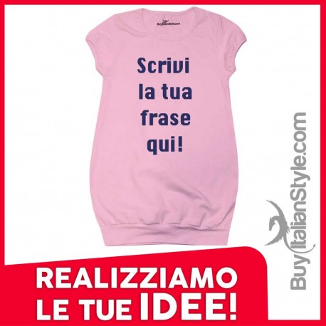 Abitino per neonata e bambina personalizzabile