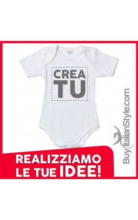 bis body neonato personalizzabile