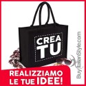 Borsa da Mare in juta colorata personalizzata