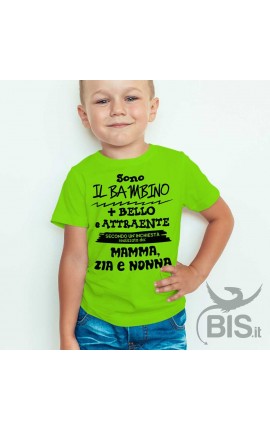 T-shirt bimbo  "Sono il bambino più bello di sempre"