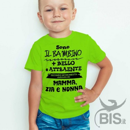 T-shirt bimbo  "Sono il bambino più bello di sempre"