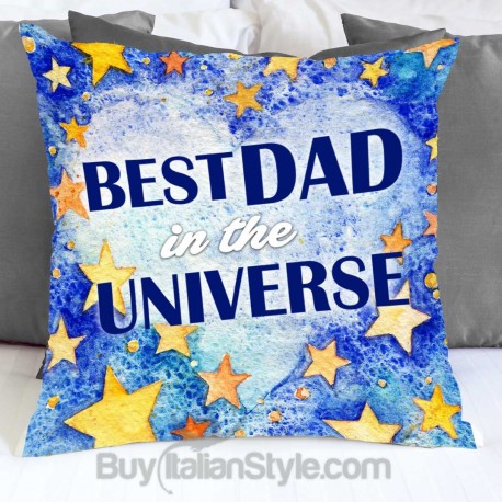 Federa cuscino "Miglior papà dell'universo"
