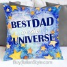 Federa cuscino "Miglior papà dell'universo"