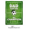 Plaid "Papà sei il mio campione!"