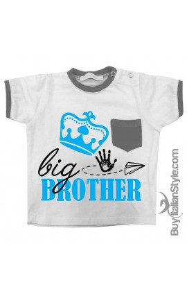 T-shirt con taschino "Big Brother"