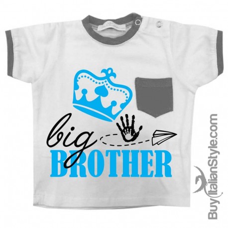 T-shirt con taschino "Big Brother"