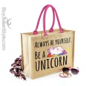 Borsa da Mare UNICORNO "Anche quest'anno punterò sulla simpatia!"