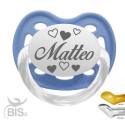 Succhietto cuori bimbo personalizzabile con nome