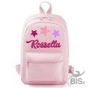 Zaino MINI "Simplex" STELLE GLITTER personalizzabile con nome