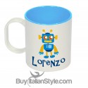 Tazza di plastica per bambini infrangibile personalizzabile
