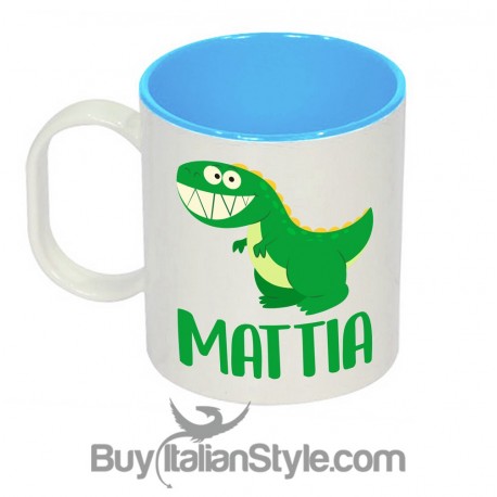 tazza in plastica per bambini personalizzabile con nome