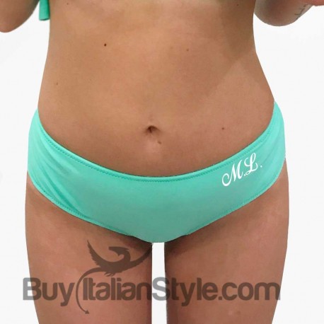 Bikini Volant Donna Personalizzabile con Iinziali