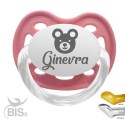 Ciucciotto con orsetto personalizzabile con nome