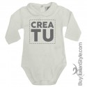 Body colletto neonata manica lunga personalizzabile