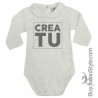 Body colletto neonata manica lunga personalizzabile