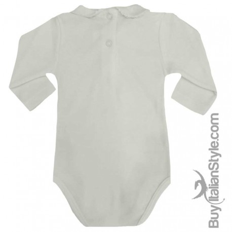 Body colletto neonata manica lunga personalizzabile