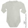 Body colletto neonata manica lunga Stelline e nome GLITTER