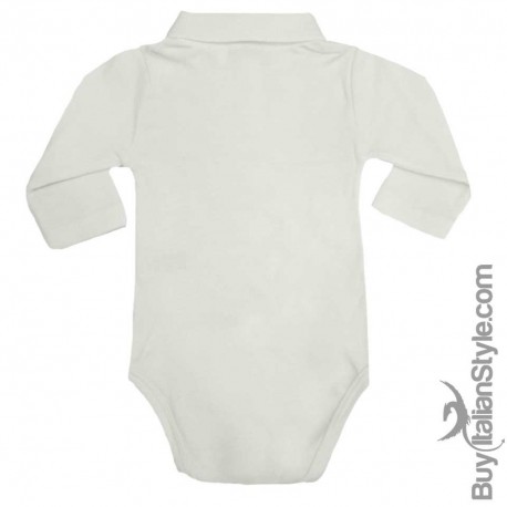 Body neonato polo manica lunga "BELLO & BRAVO"
