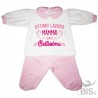 Chenille Baby set"I'm crazy in love with my mom"