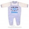 Chinille newborn baby all in one "Dad and I agree  mom is the boss"